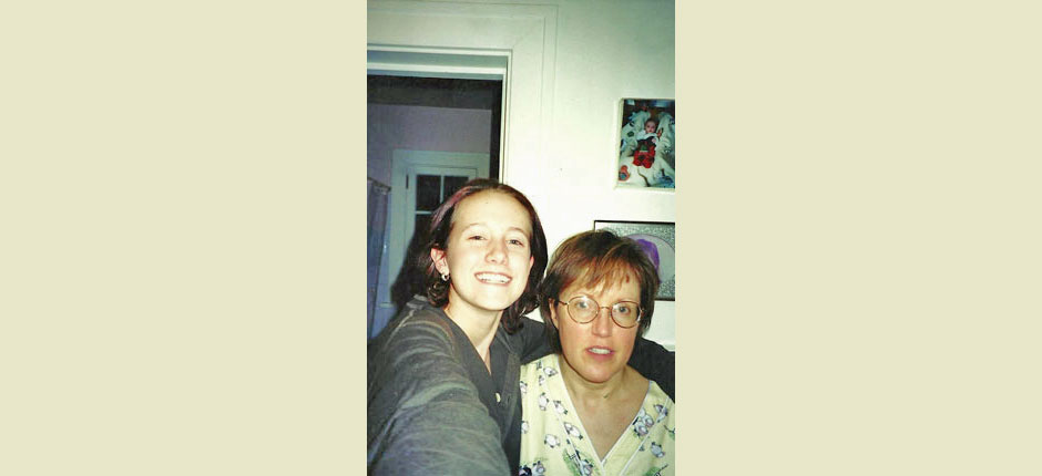 And sometimes she brings unwitting accomplices into the picture. Before they've had a chance to shower.